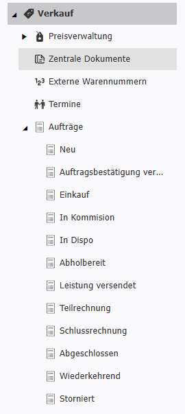 AuftragSeitenleiste